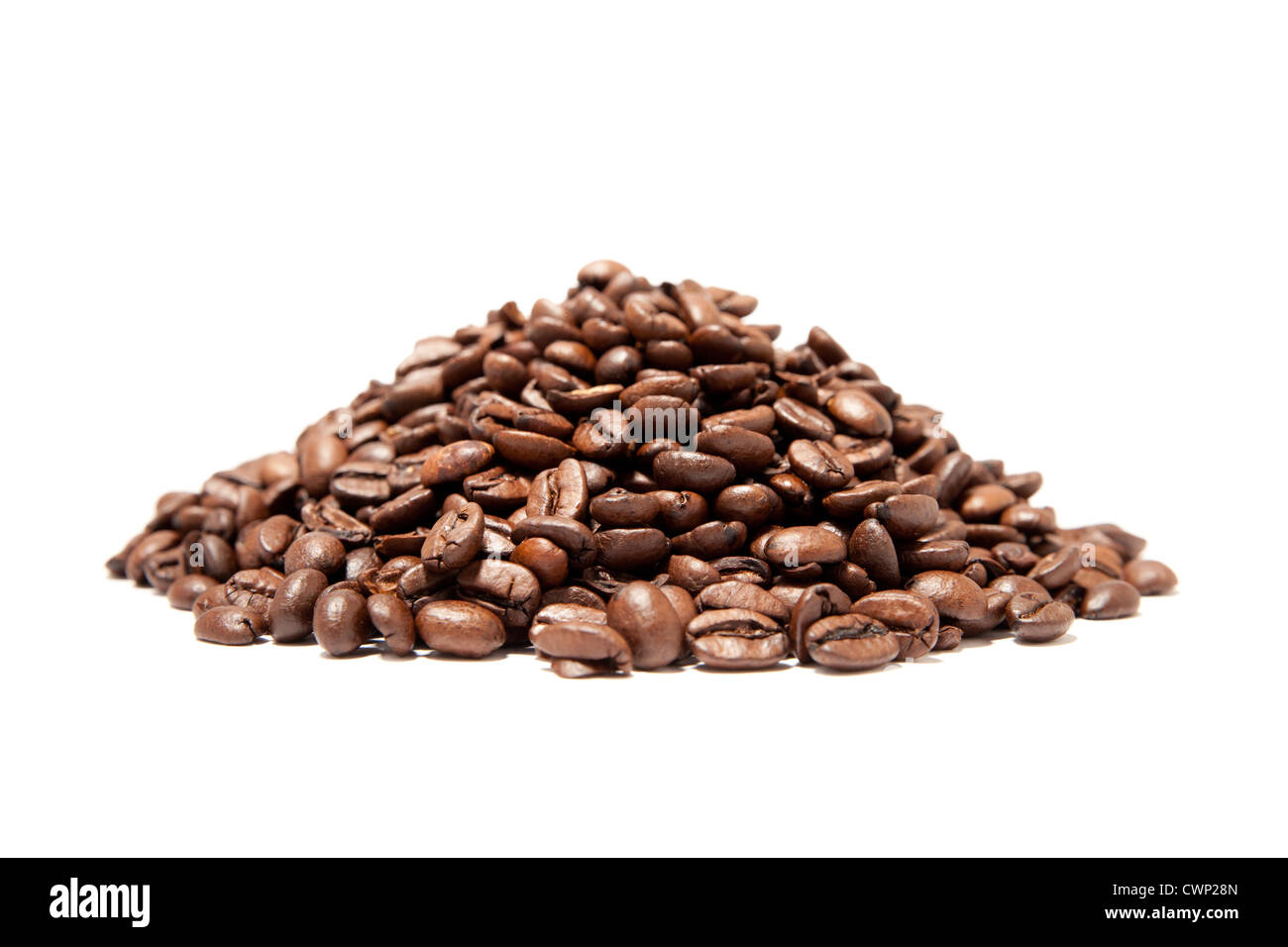 A pound of well roasted arabica coffee beans Stock Photo Alamy