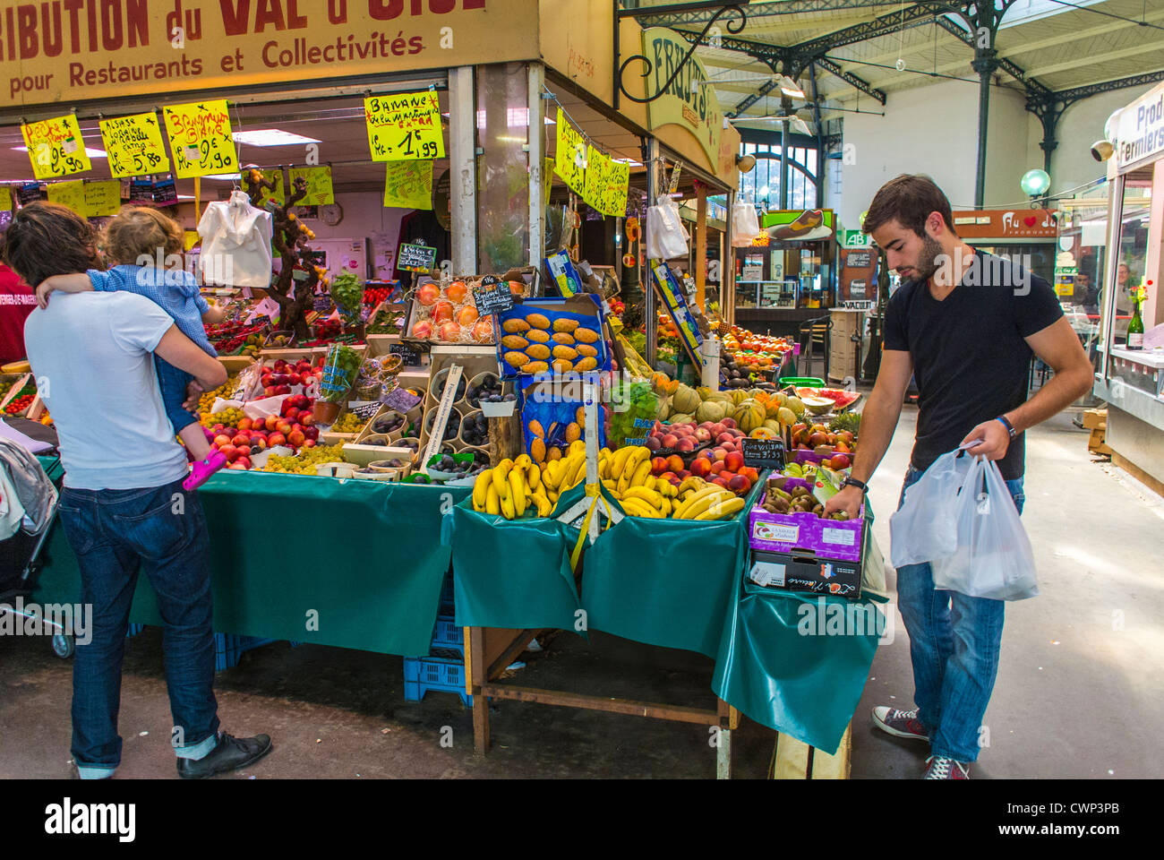 Paris, France, People Shopping in French Farmer
