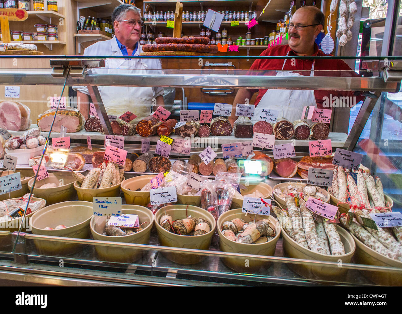 French butcher hi-res stock photography and images - Alamy