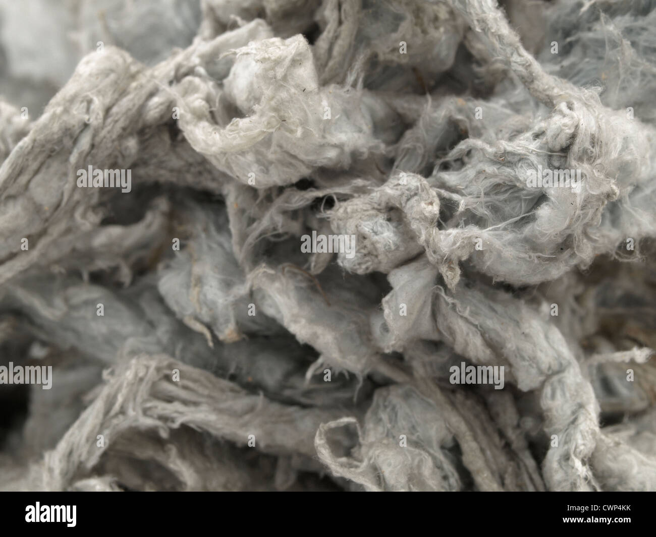 Fibrous amphibole asbestos; Halilovci, Bosnia and Herzegovina Stock Photo