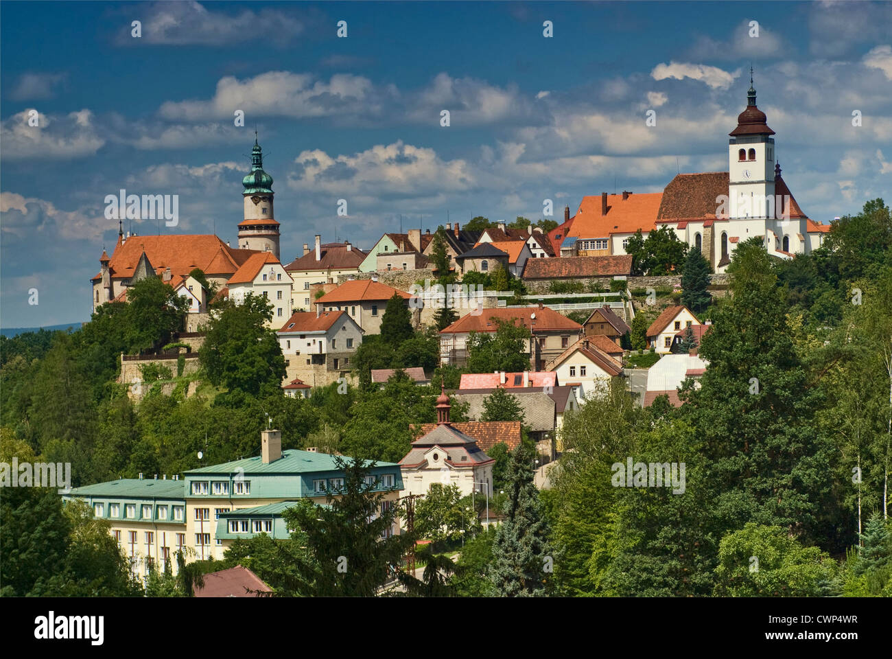 Nové Město nad Metují in Kralovehradecky kraj (Hradec Králové Region), Czech Republic Stock Photo