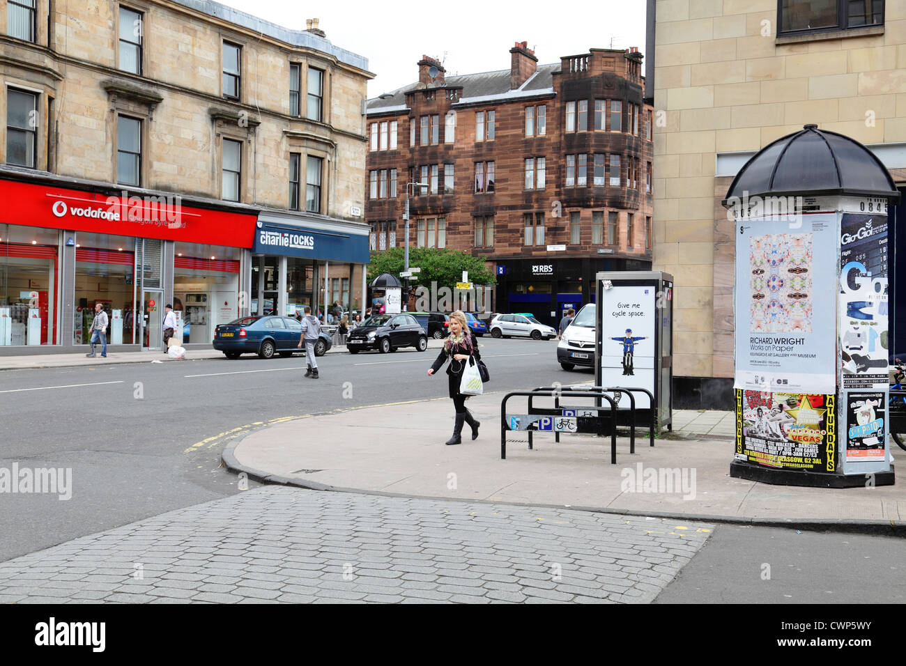 Byres Road in the West End of Glasgow, Scotland, UK Stock Photo Alamy