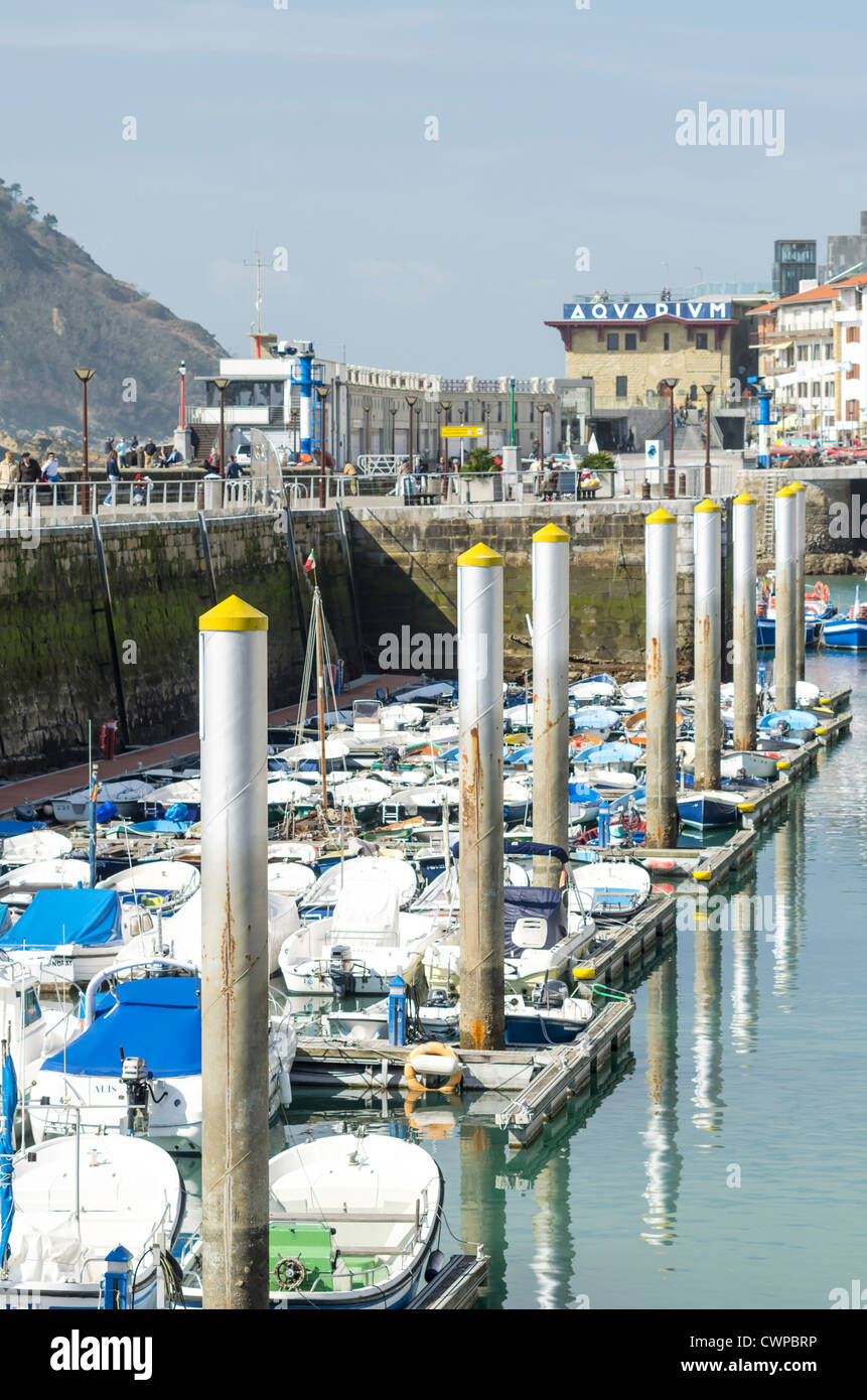 Port Basque San Sebastian port, Basque Country, Spain Stock Photo - Alamy