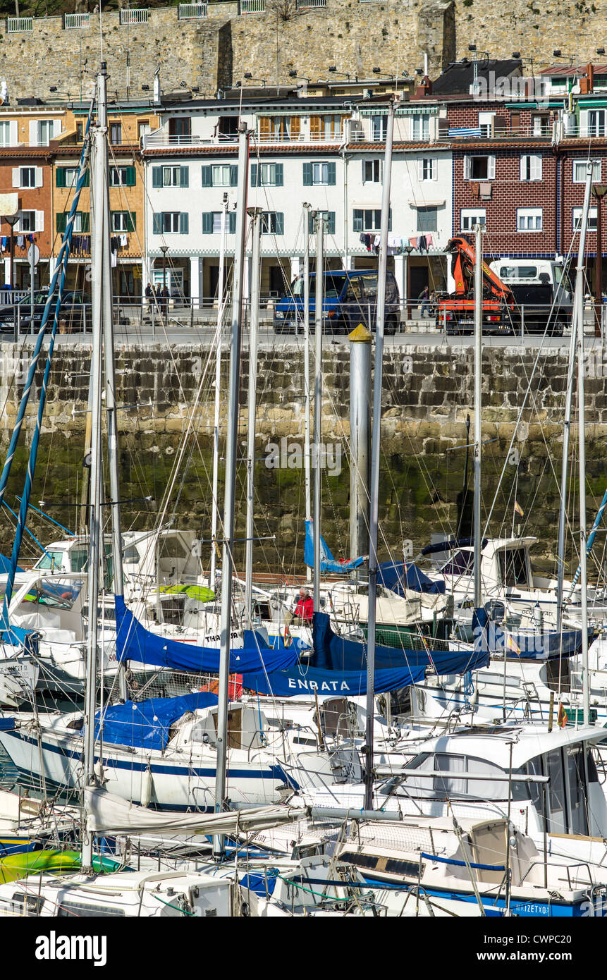 Port Basque San Sebastian port, Basque Country, Spain Stock Photo - Alamy
