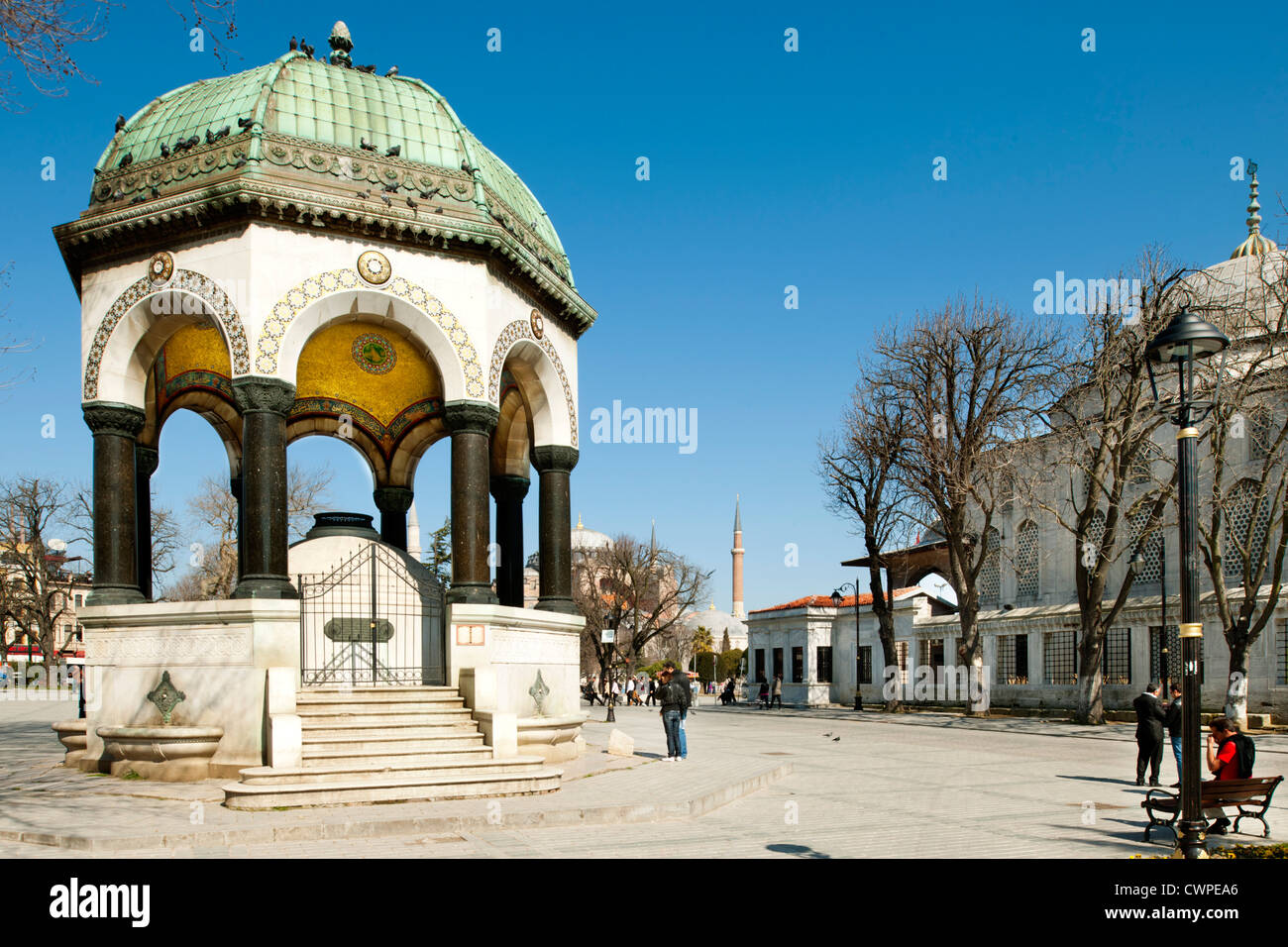 Türkei, Istanbul, Sultanahmet, Hippodrom, Kaiser-Wilhelm-Brunnen Stock Photo