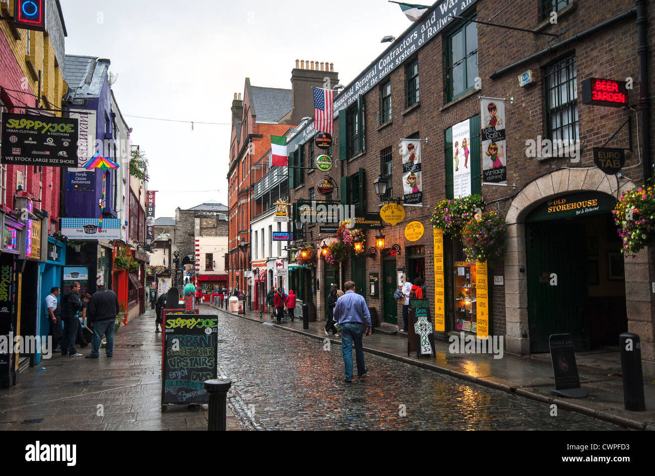Temple bar in Dublin, Ireland Stock Photo Alamy