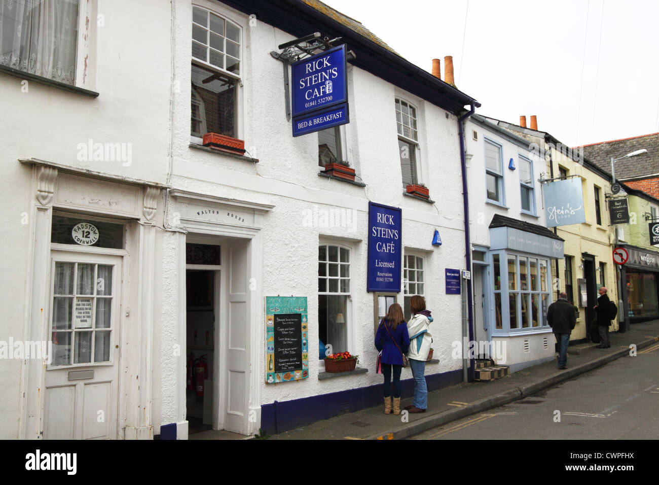 Rick Stein shop and cafe, Padstow, Cornwall. Stock Photo