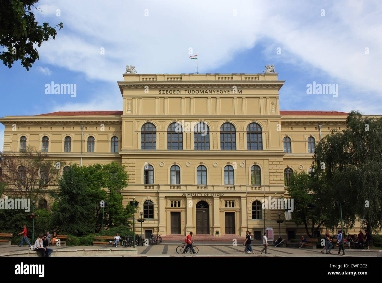 Hungary, Szeged, University Stock Photo