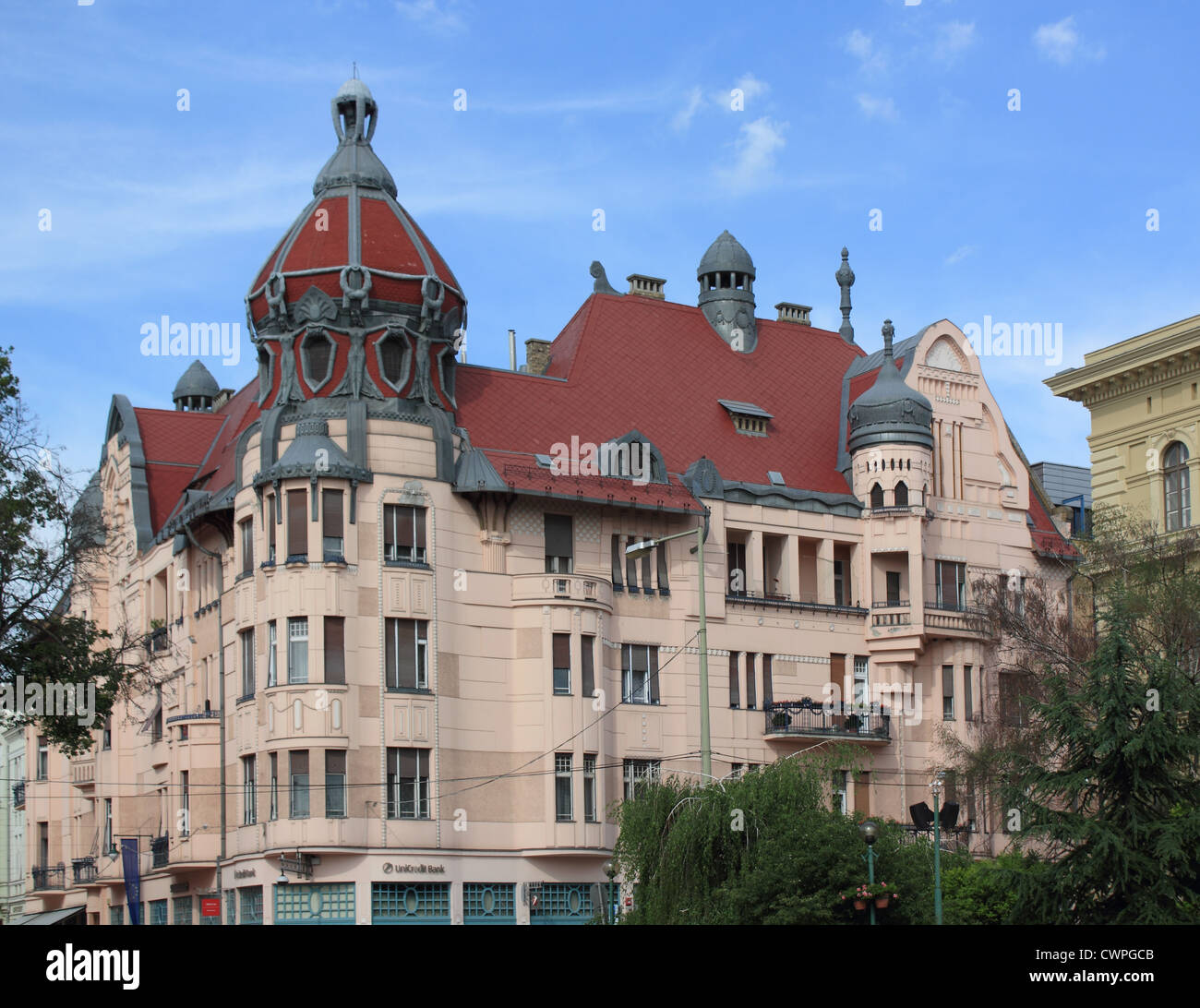 Hungary, Szeged, street Stock Photo