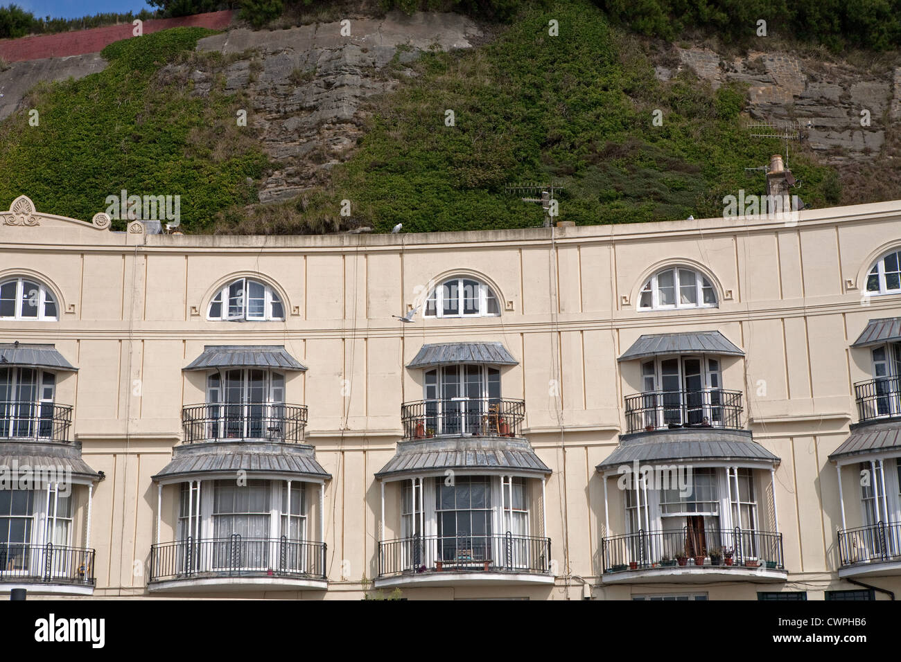 Villas in Pelham Crescent Hastings Stock Photo Alamy