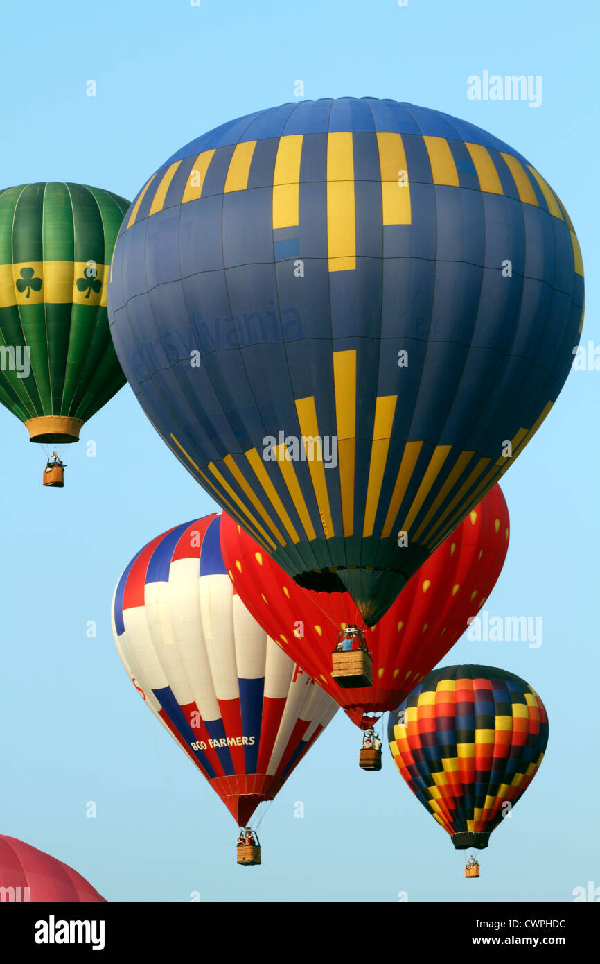 Quick Chek Festival of Ballooning. Readington, New Jersey, USA Stock