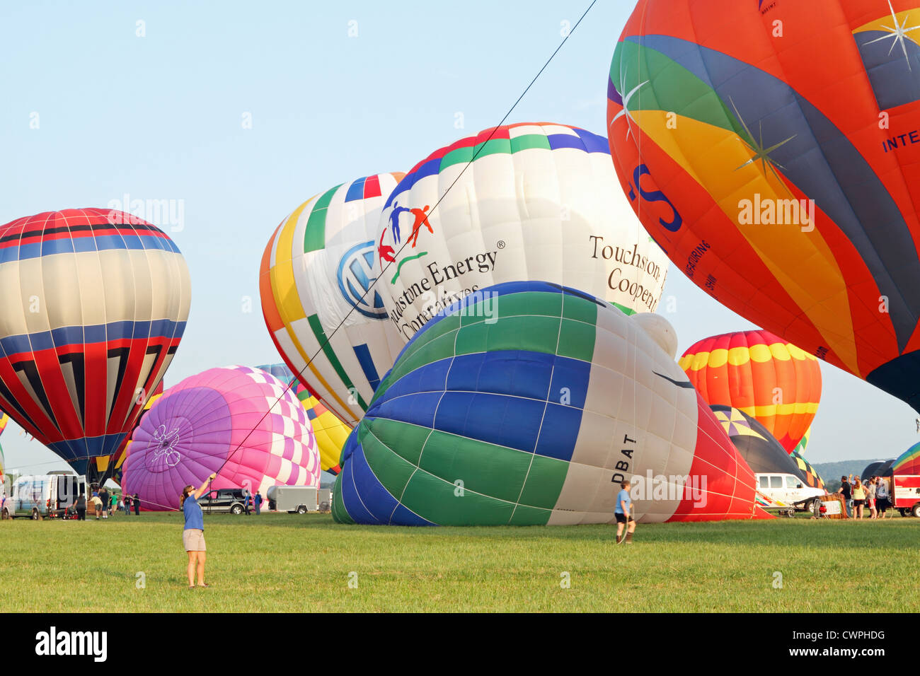 Quick Chek Festival of Ballooning. Readington, New Jersey, USA Stock