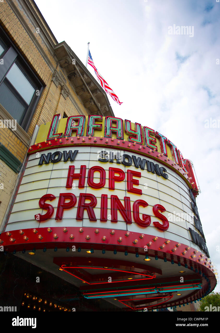 The historic Lafayette Theater in Suffern, New York Stock Photo Alamy