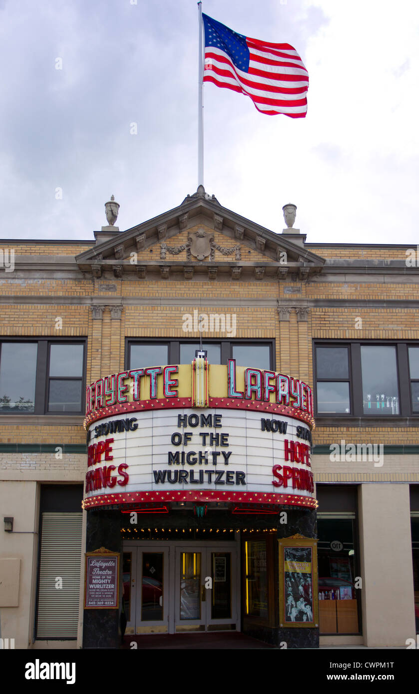The historic Lafayette Theater in Suffern, New York Stock Photo Alamy