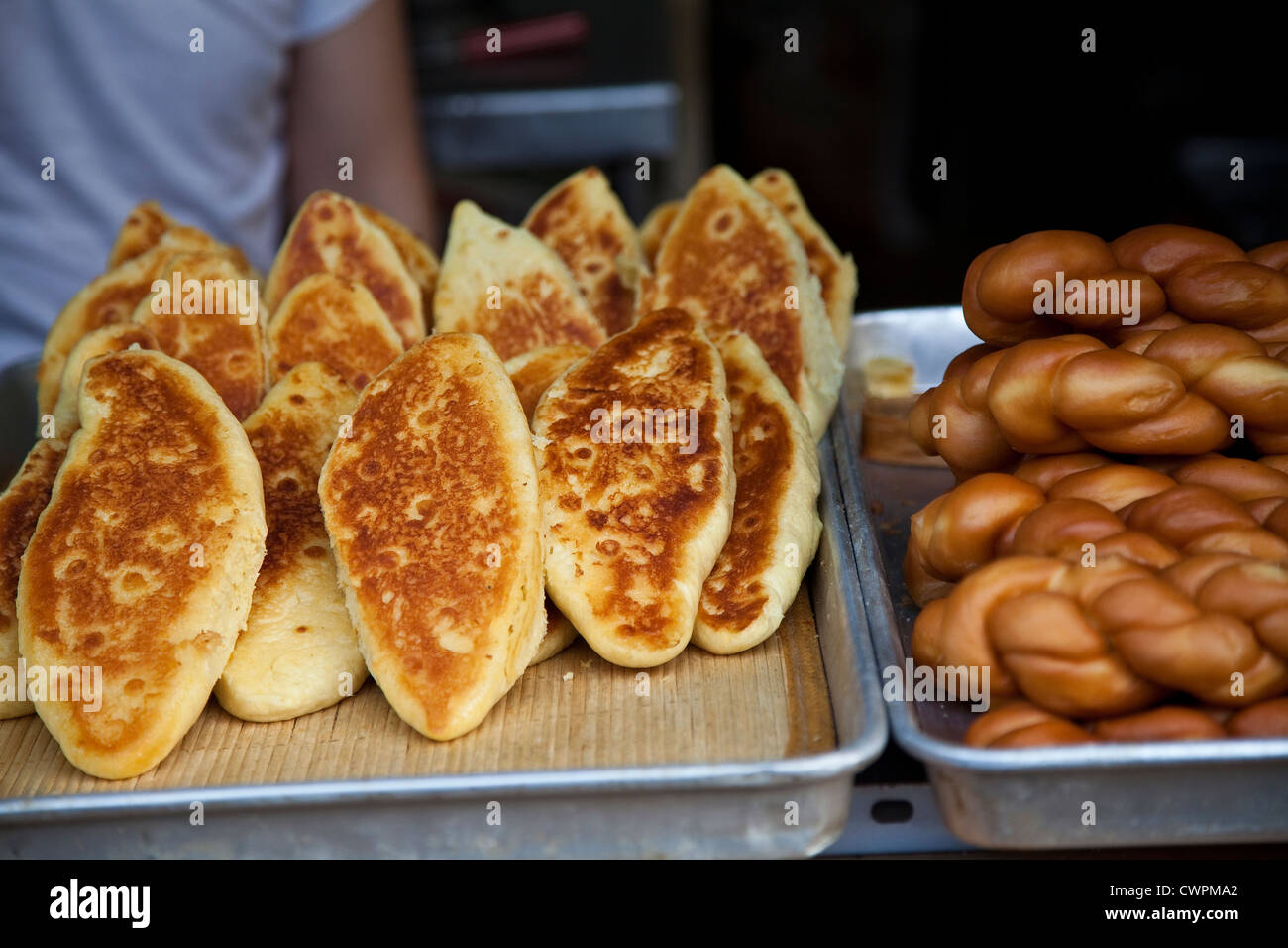 Chinese bread market Stock Photo Alamy