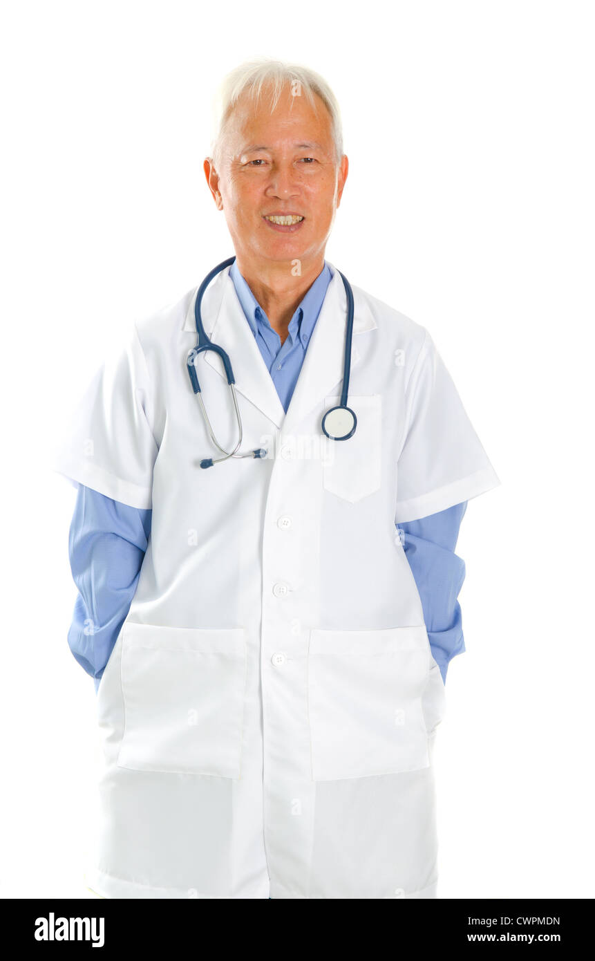 Asian senior male doctor hi-res stock photography and images - Alamy