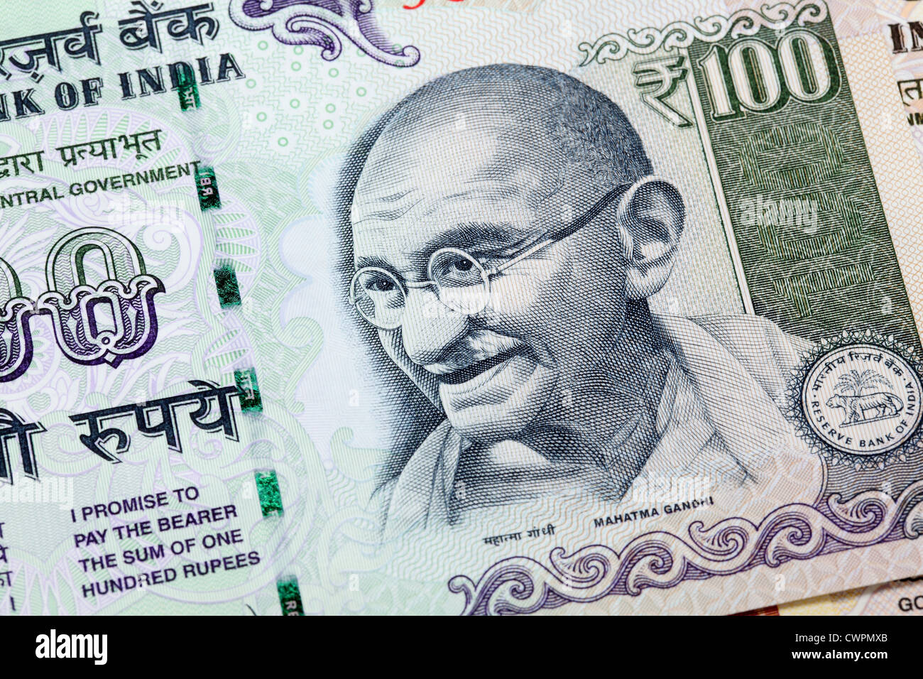 Indian Rupee notes background Stock Photo