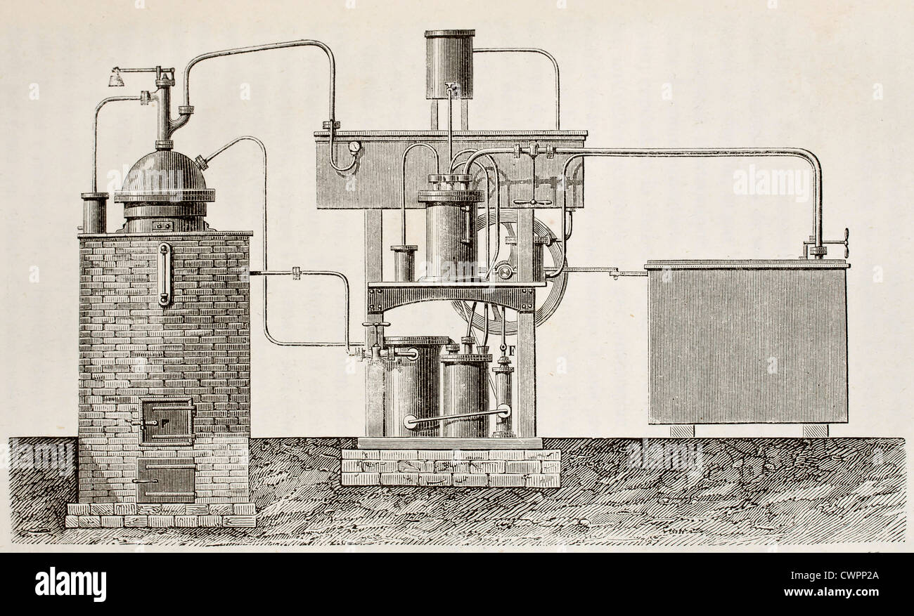 Cooling machine by ferdinand carre hires stock photography and images