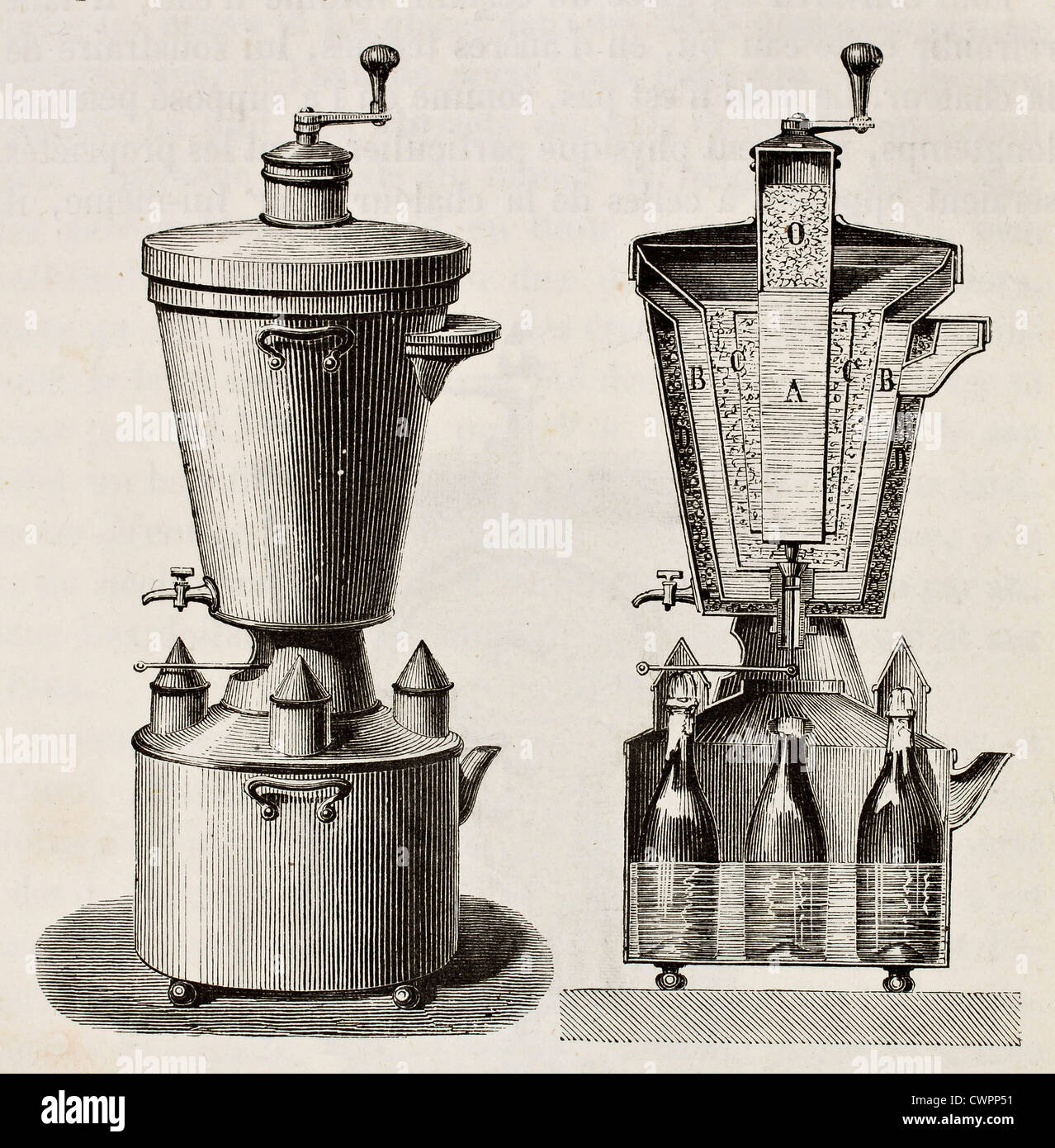 Household cooling apparatus Stock Photo Alamy