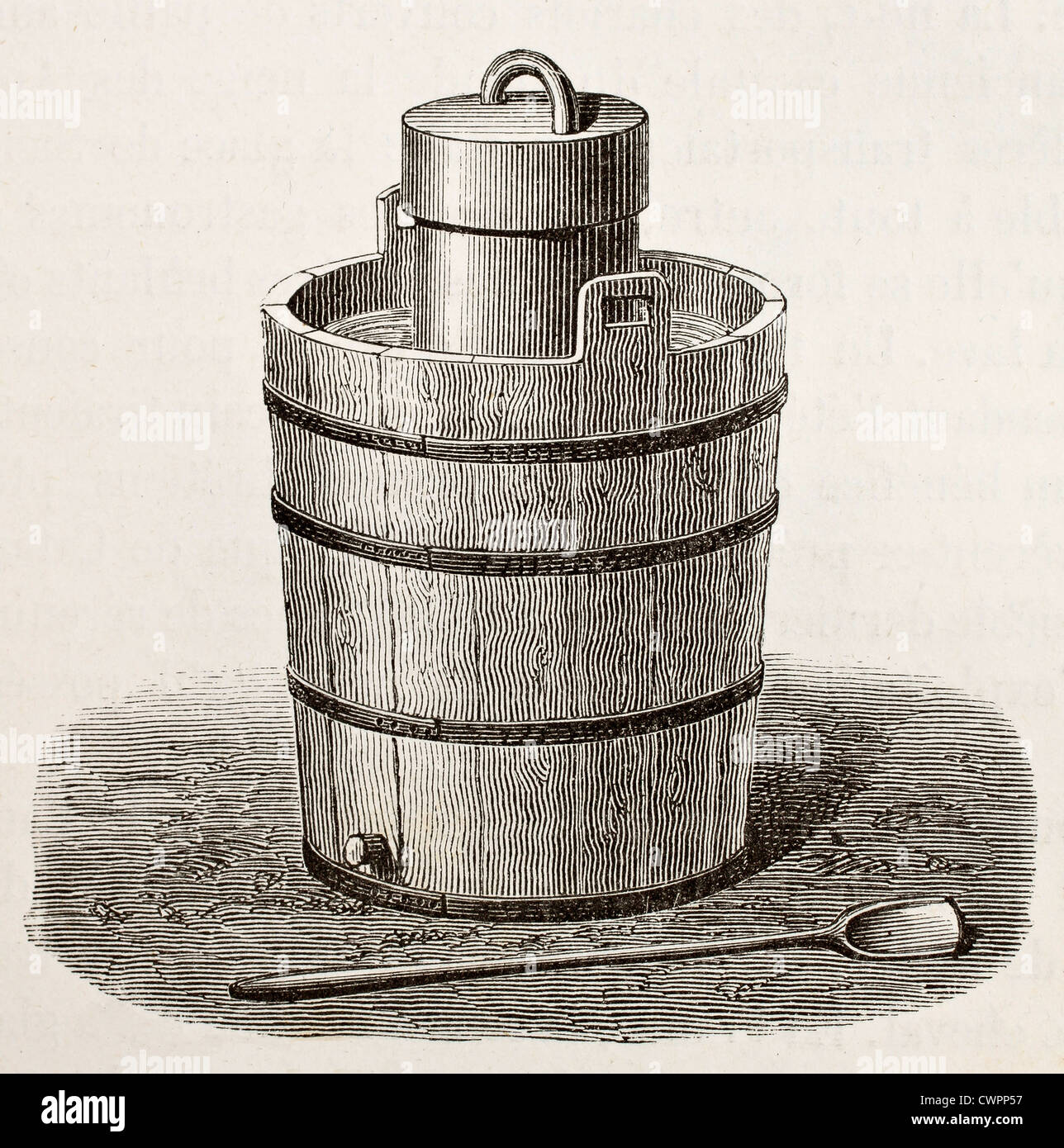 Automatically Heated Ice Cream Scoop Vintage Patent Drawing - Ice Cream -  Pin