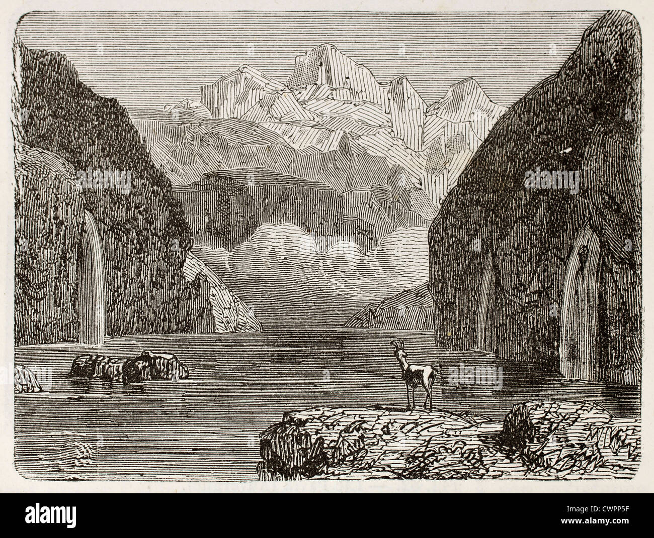 Kandel Steg lake, Switzerland Stock Photo