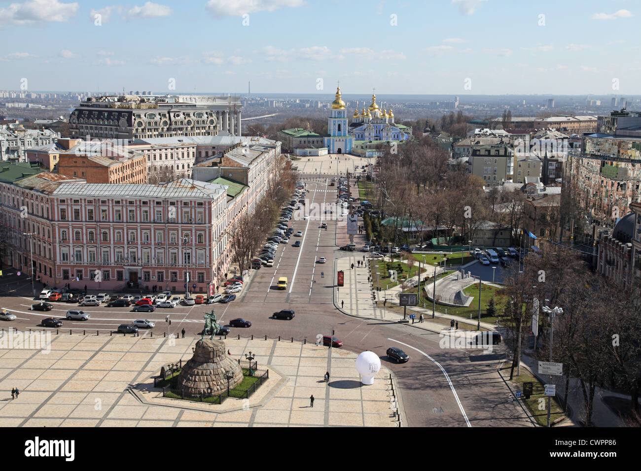 Ukraine. Kiev. View of the Sofia's Square Stock Photo - Alamy