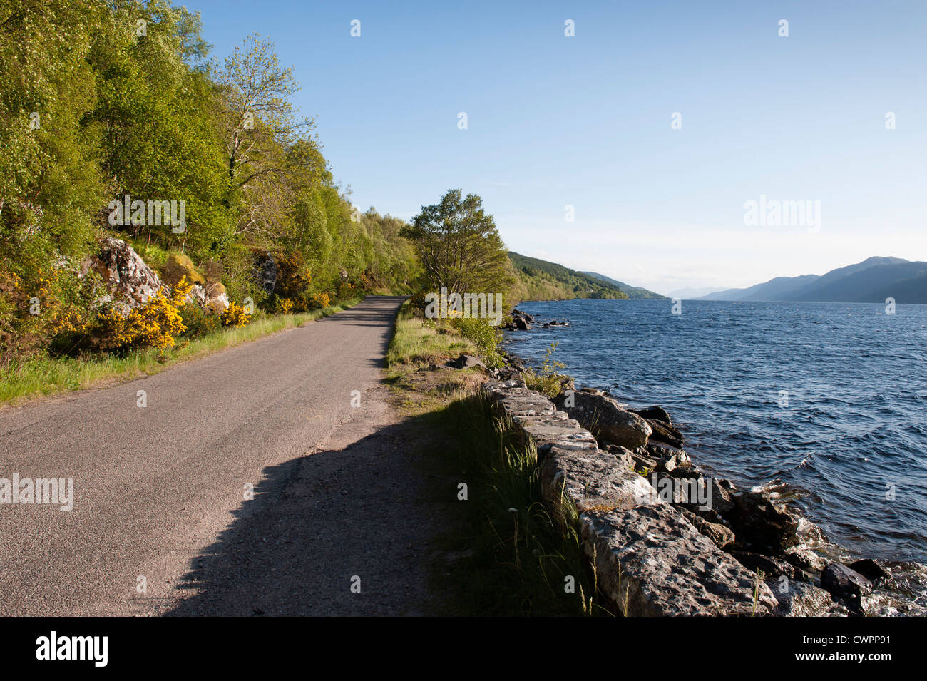 Scotland is a beautiful country. Stunning views around the famous Loch Ness. Stock Photo