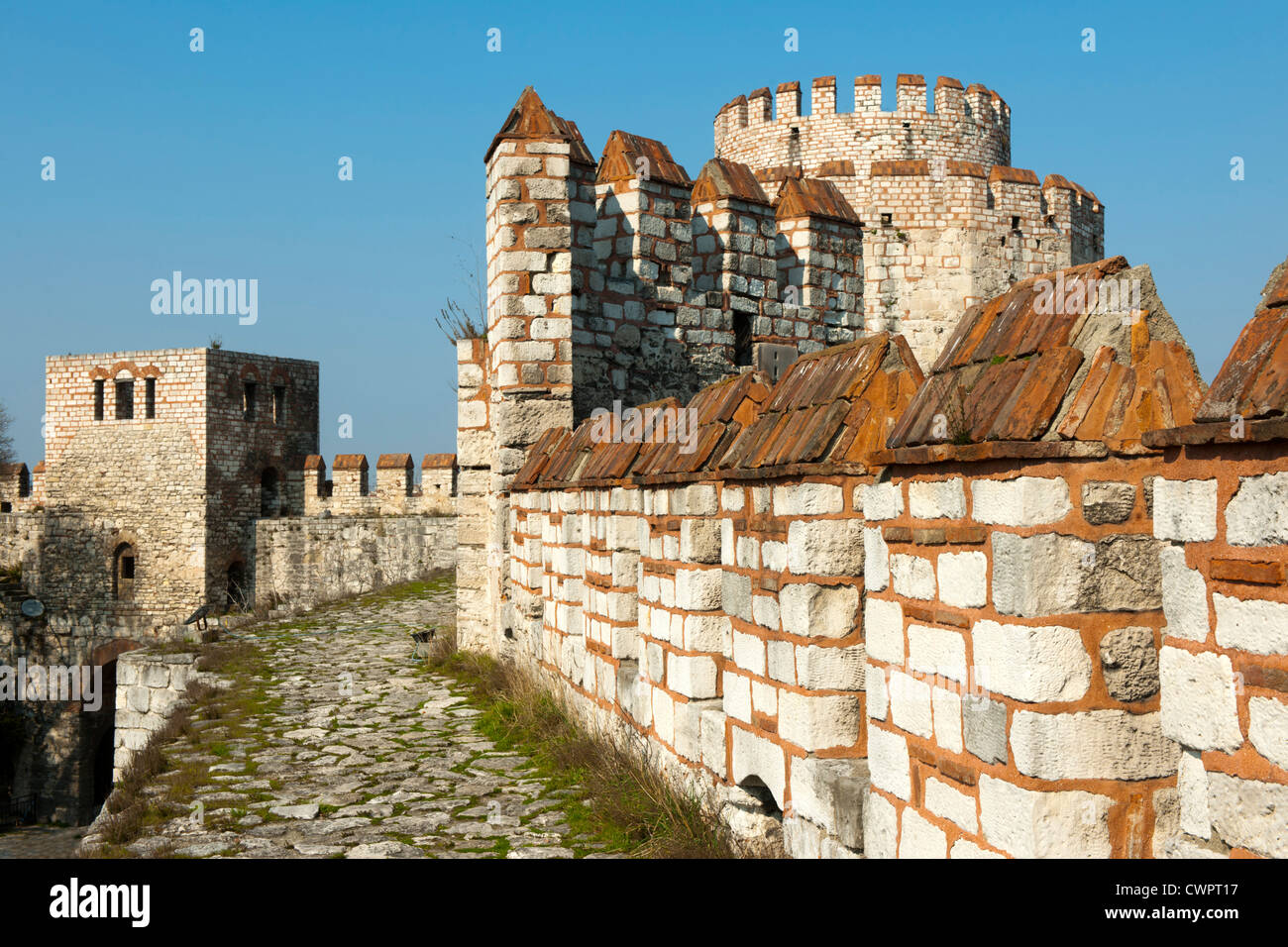Türkei, Istanbul, Yedikule, die 'Burg der Sieben Türme Stock Photo