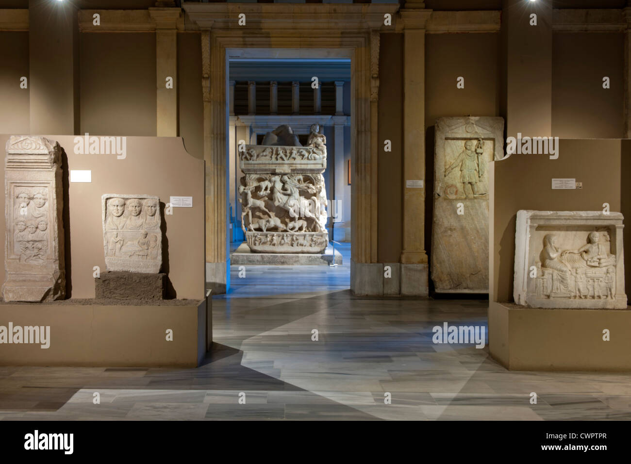 Türkei, Istanbul, Sultanahmet, Saal im Archäologischen Museum. Stock Photo