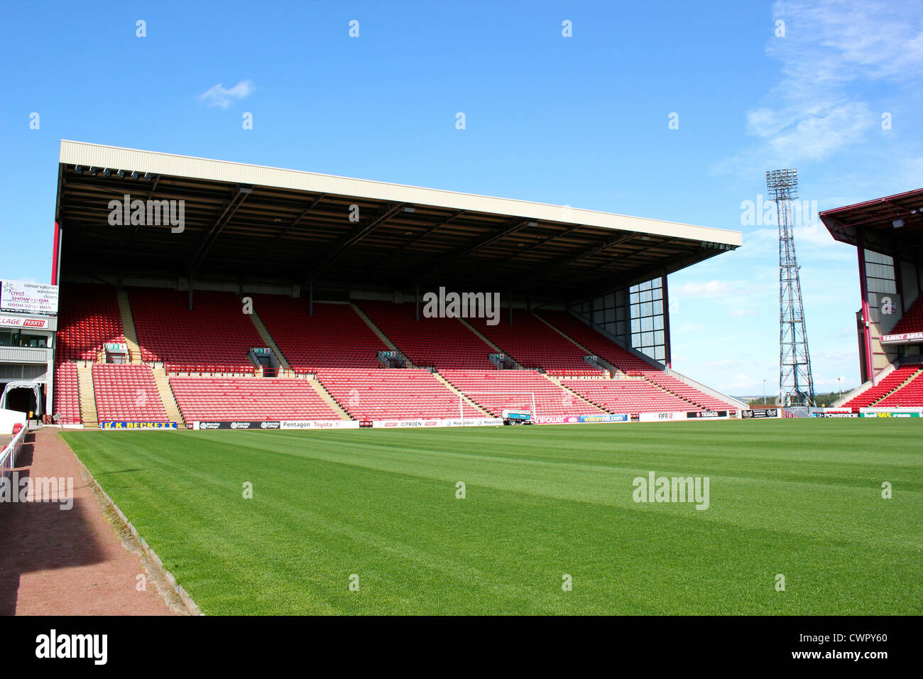 Barnsley football stadium (Oakwell) Stock Photo
