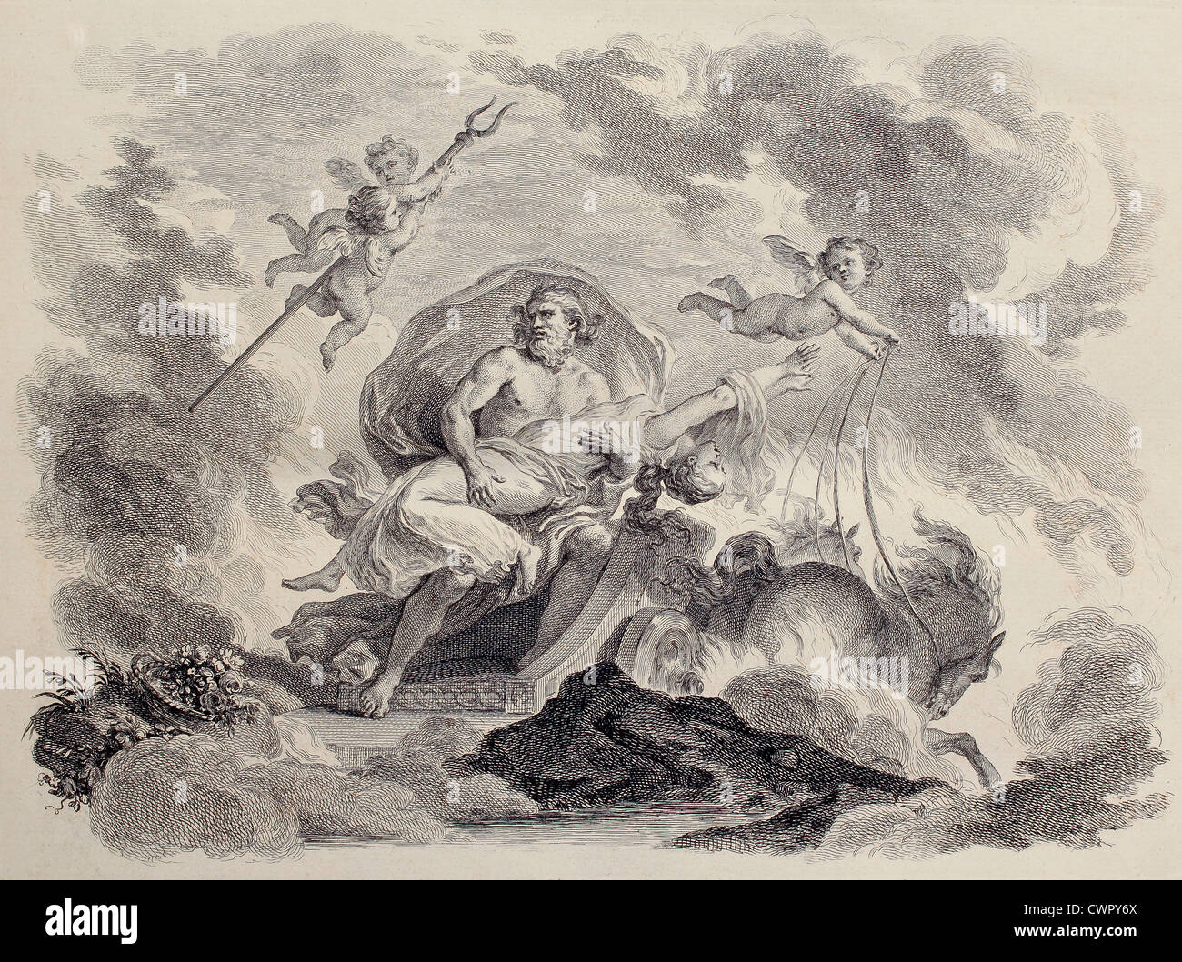 the rape of Proserpina by Pluto Stock Photo - Alamy