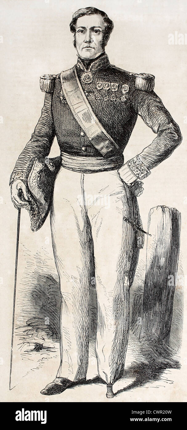 Vice-Admiral Baron Du Bourdieu Stock Photo