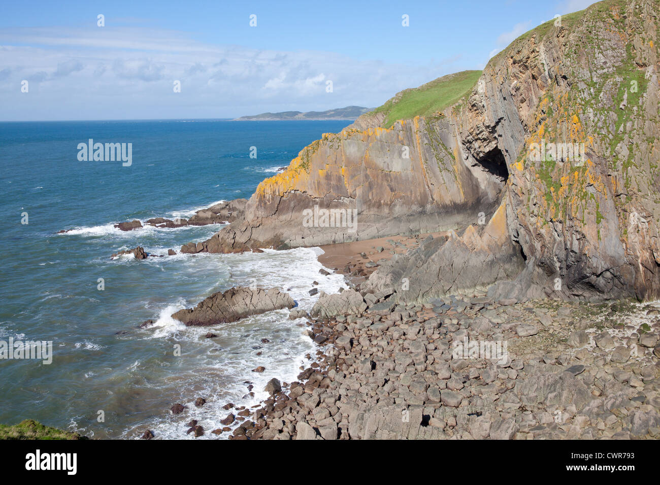 Coastal Walks in North Devon Stock Photo
