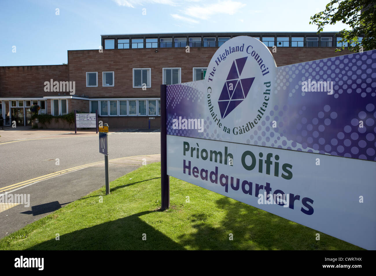 the highland council headquarters inverness highland scotland uk Stock