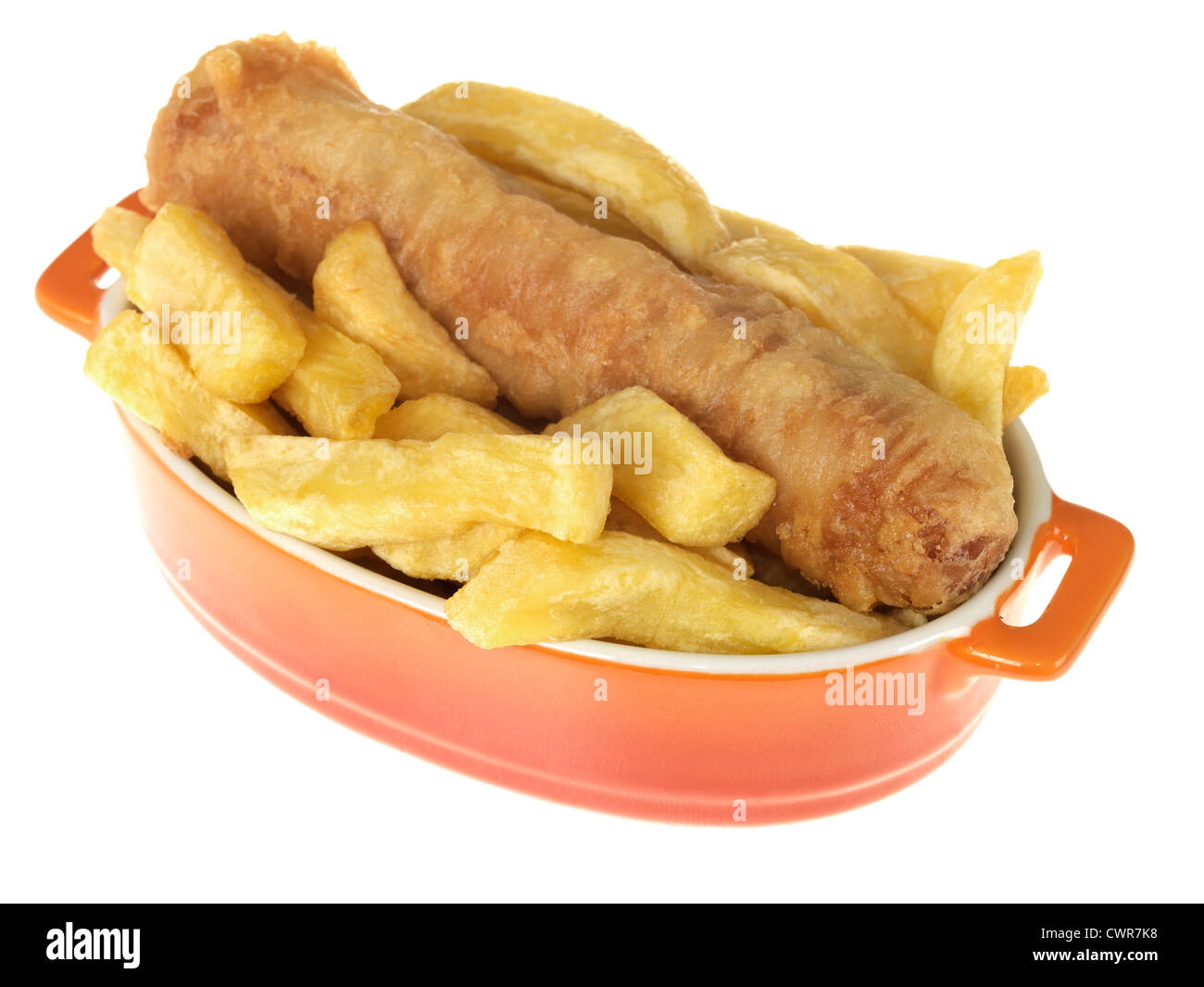 Chip shop sausage hires stock photography and images Alamy