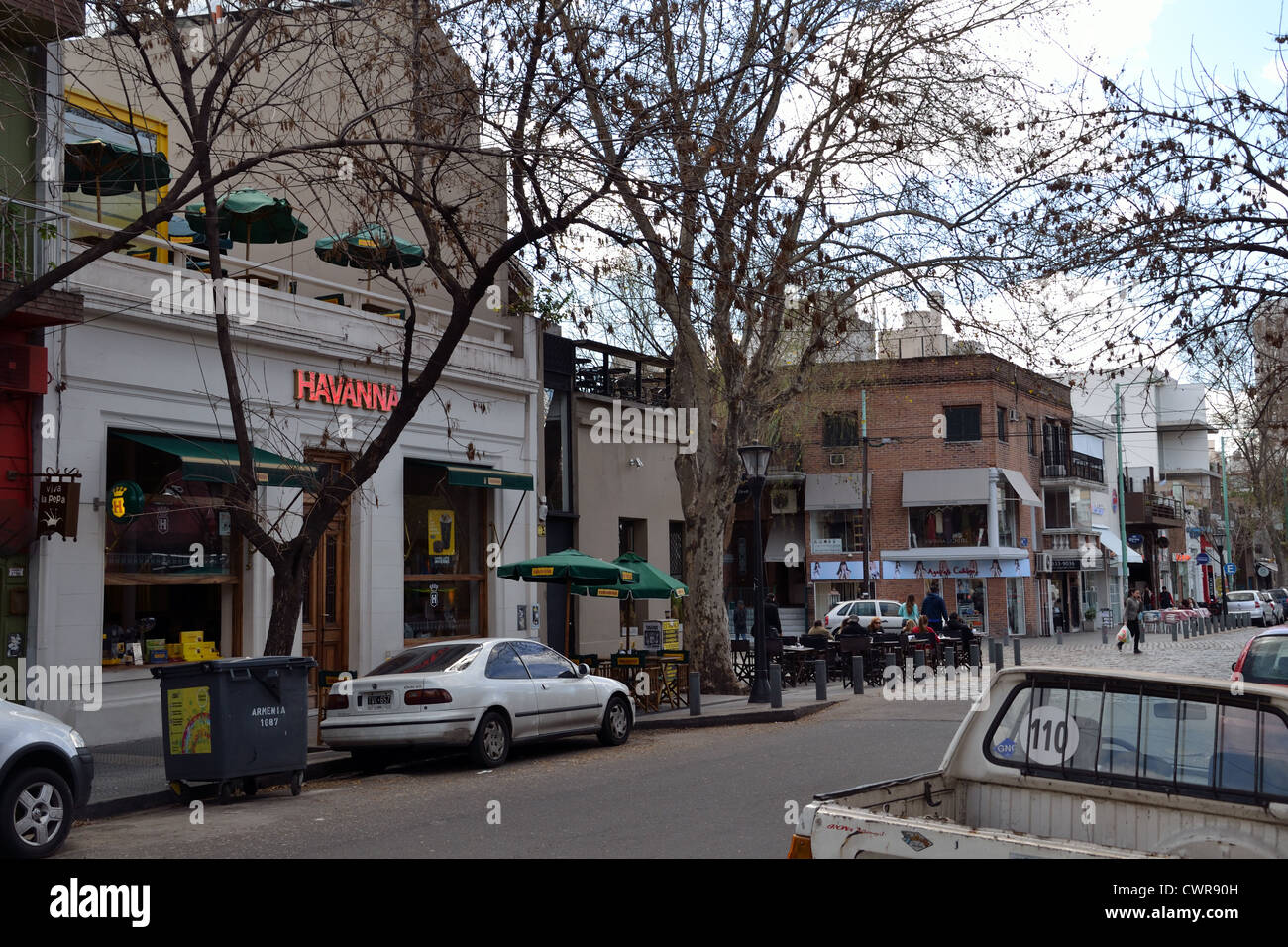 Havanna coffee-shop, Palermo Soho, Buenos Aires, Argentina. Stock Photo