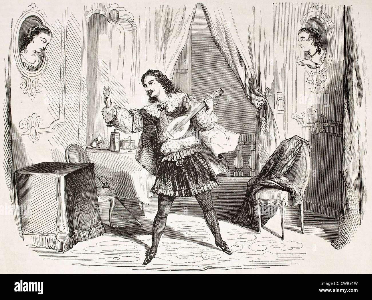 Deburau theatre Stock Photo