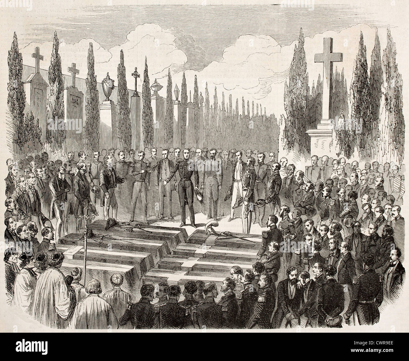 Funeral in Toulon Stock Photo Alamy