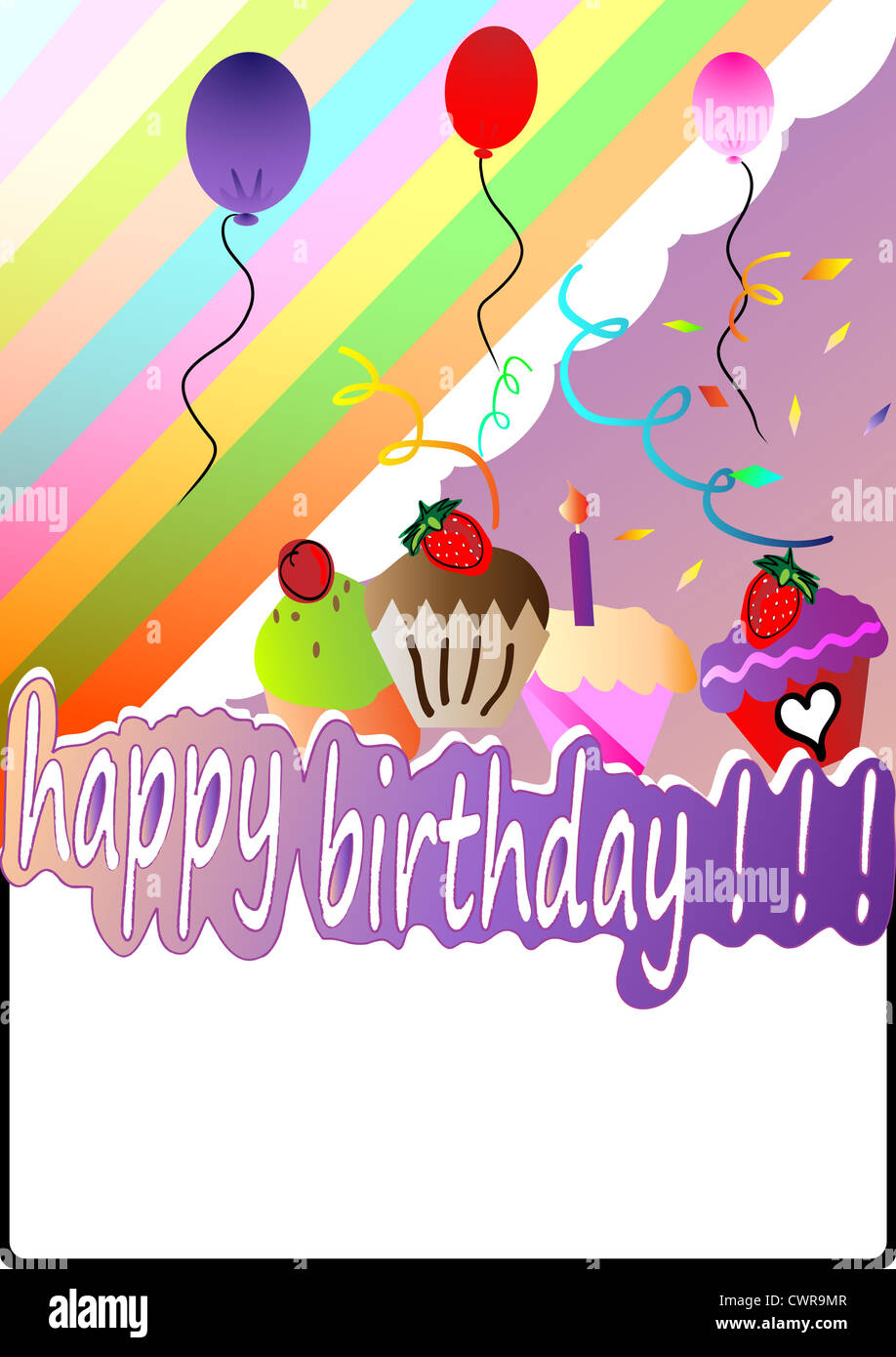 happy birthday card Stock Photo Alamy