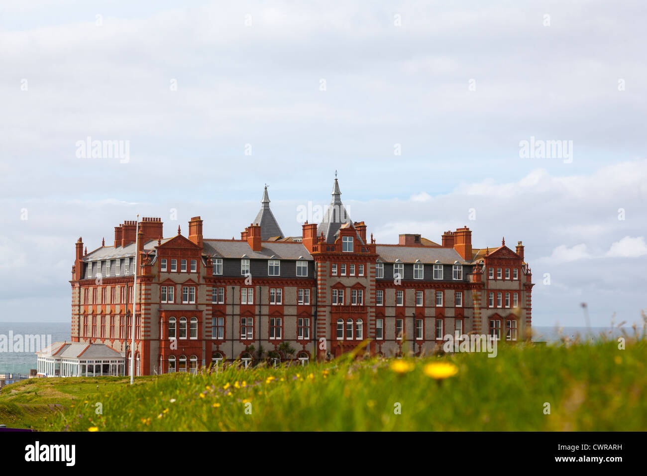 Headland Hotel, Newquay, Cornwall, UK Stock Photo - Alamy