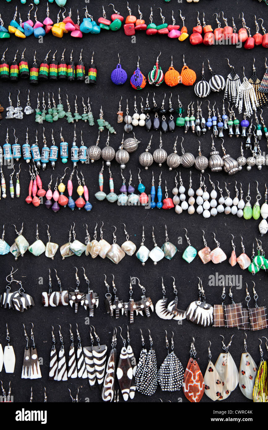 African ear rings hi-res stock photography and images - Alamy