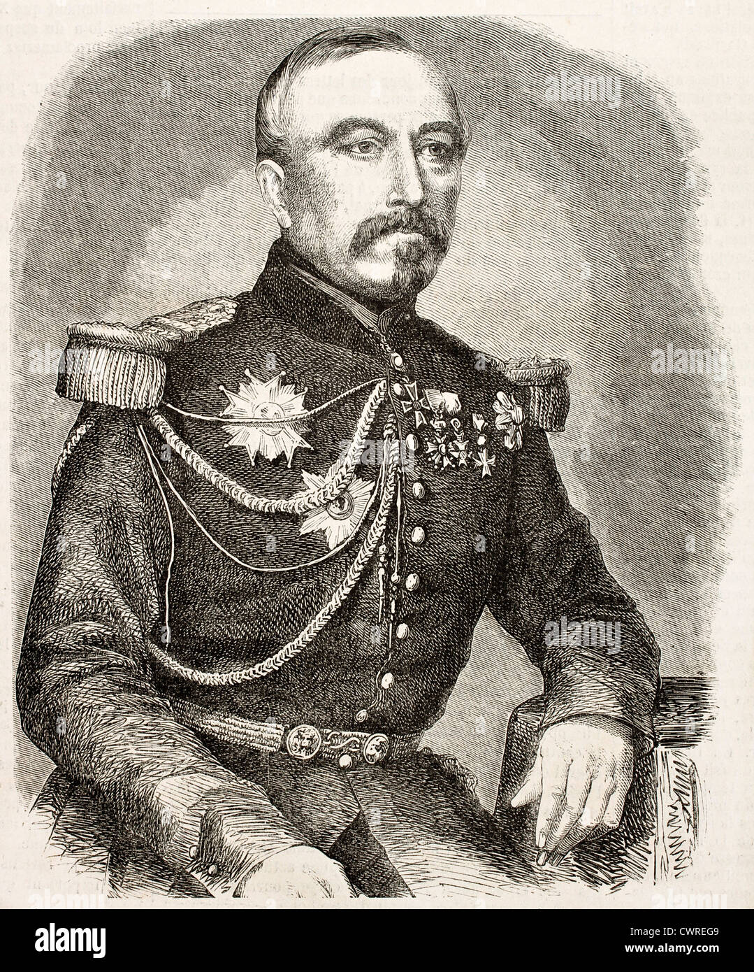 General Comte Charles de Goyon Stock Photo