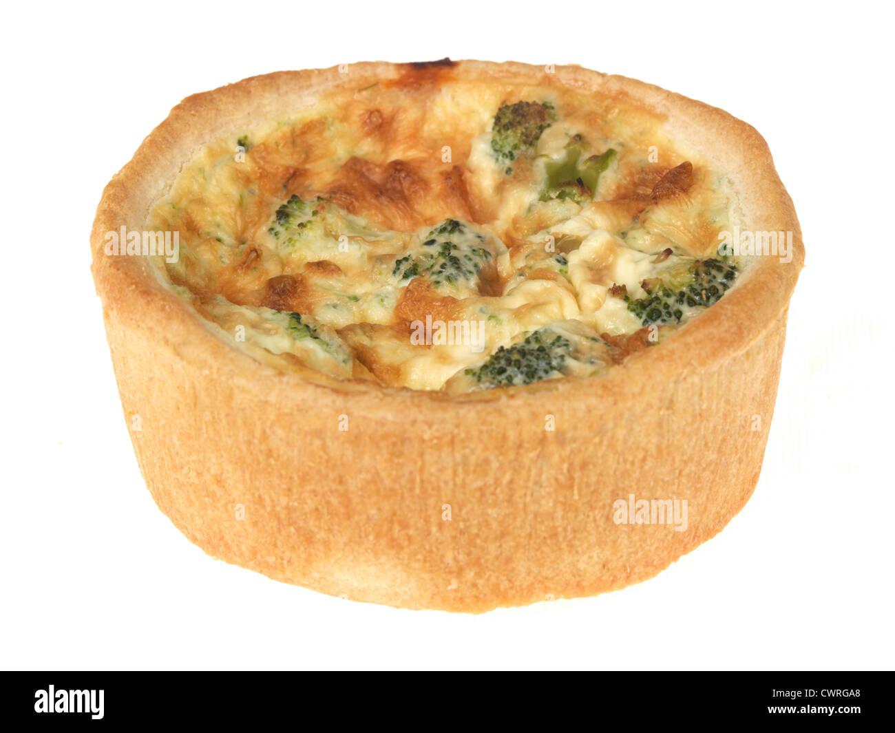Broccoli Cheese and Tomato Quiche Stock Photo Alamy