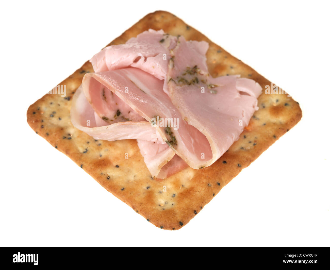 Pork Loin with a Cracker Stock Photo