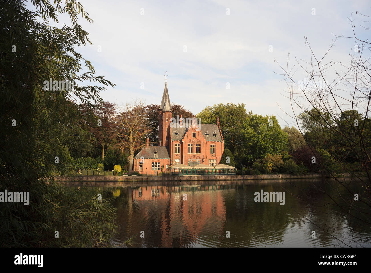 Minnewater (Lake of Love) Bruges, Belgium Stock Photo Alamy