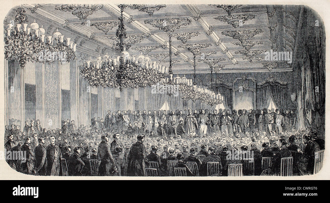 SaintDenis City Hall interior, Reunion Islands Stock Photo Alamy