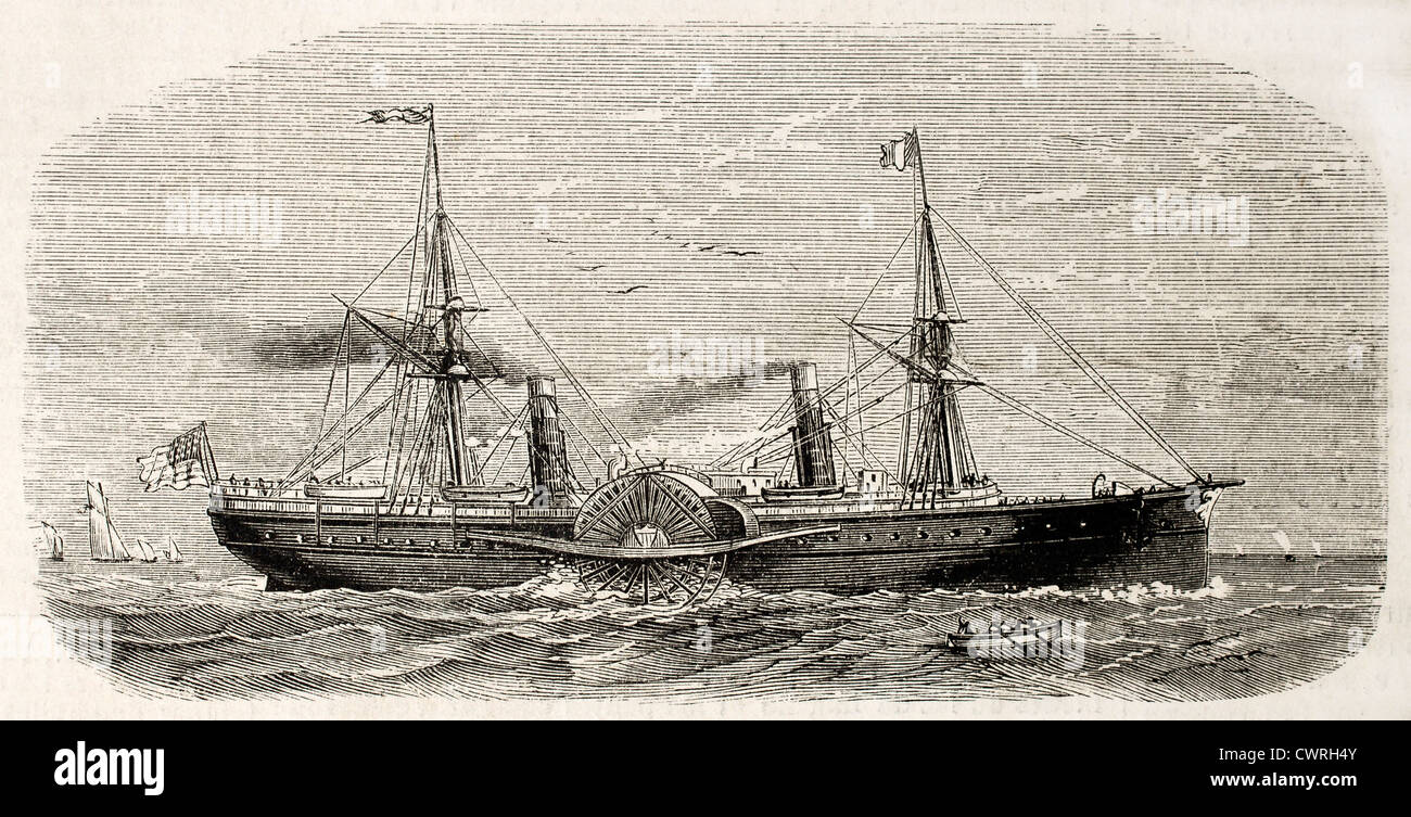 American steamer sailing Stock Photo Alamy