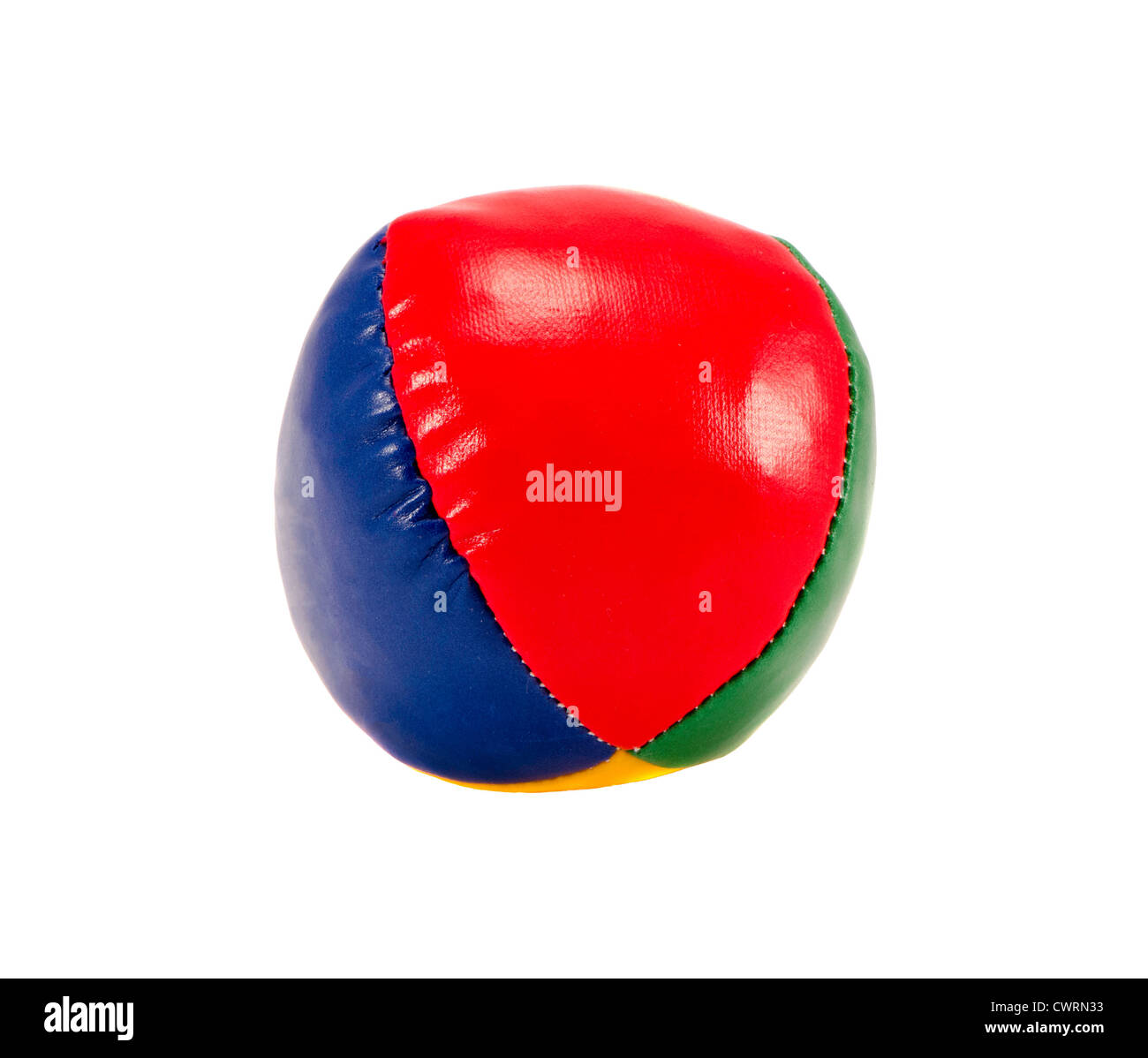 Colorful soft juggling ball isolated on white background Stock Photo