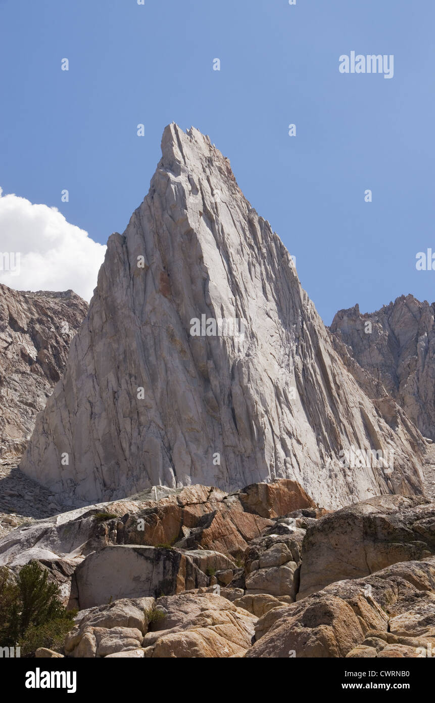 the incredible hulk rock formation in the Sierra Nevada mountains Stock Photo