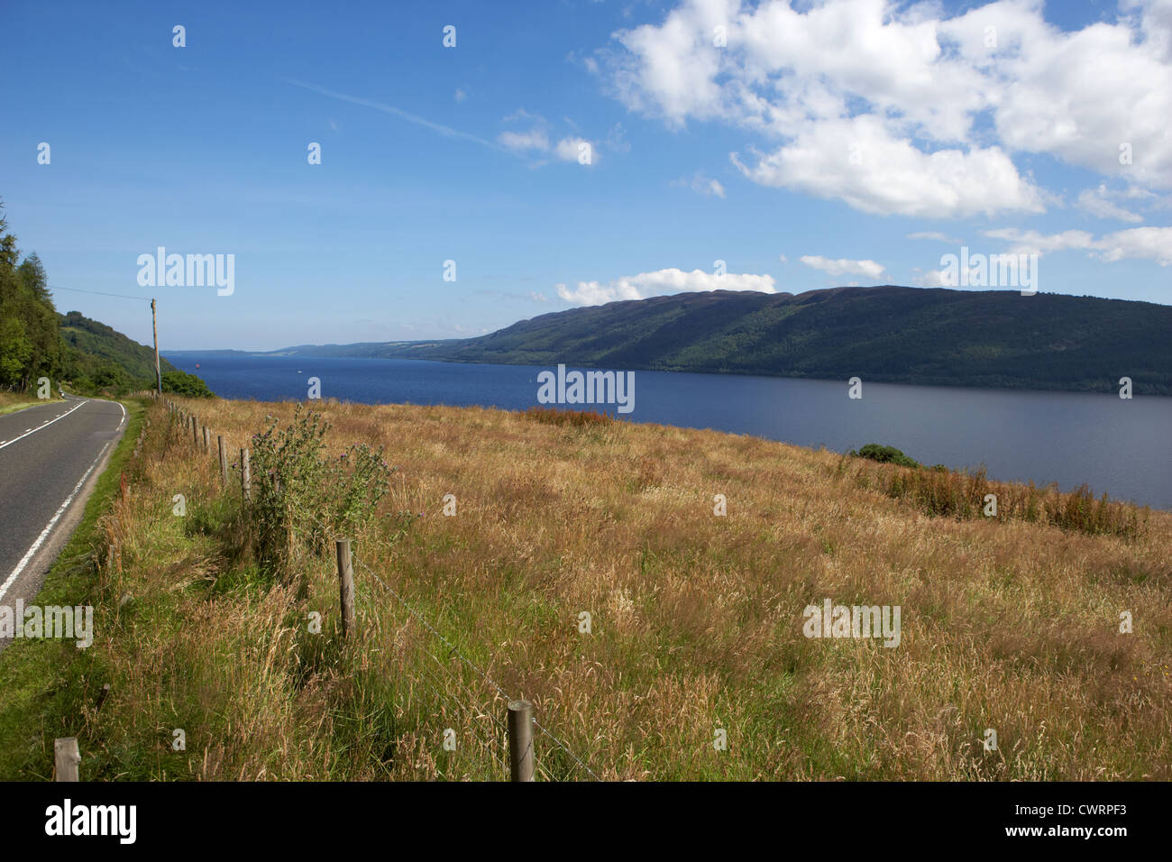 a82 road around Loch Ness highland scotland uk Stock Photo